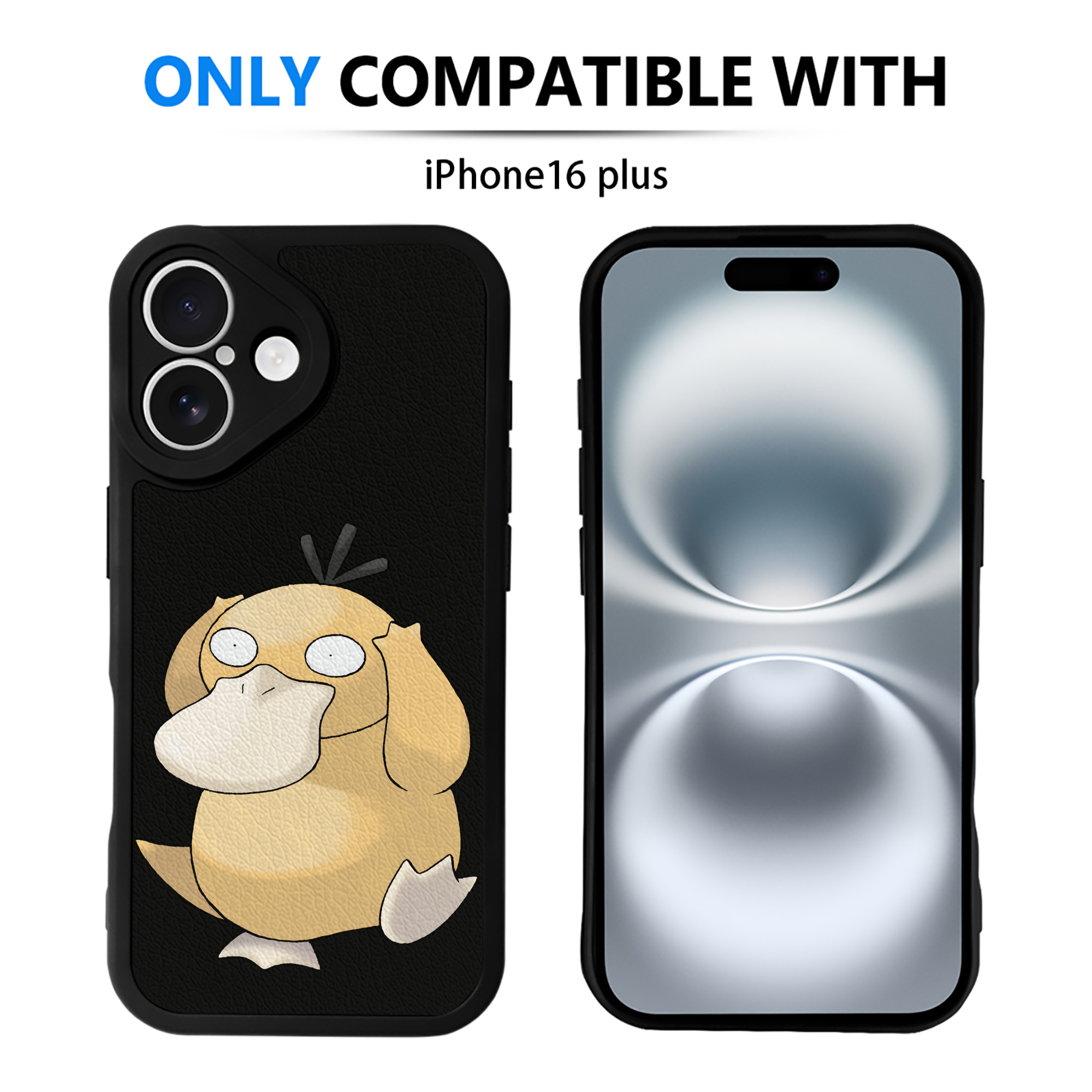 （画像用） ポケットモンスター Pokémon 【iPhone 16シリーズ対応】シリコンスマホケース（レザー調） 材質：シリコン